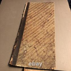 Civil War Era dekalb County Malta Illinois general Store Ledger Book