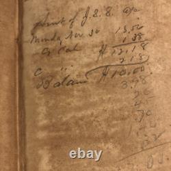 Civil War Era dekalb County Malta Illinois general Store Ledger Book