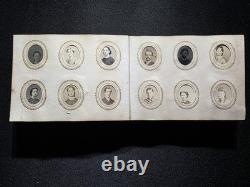 Civil War GEM Album 1860s Union Generals & 80+ Photos & Tintypes Leather W Clasp