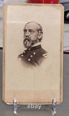 Civil War GENERAL GEORGE MEADE CDV ANTHONY Backmark