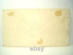 Civil War GENERAL JAMES CHATHAM DUANE Cover SCHENECTADY NY Fancy BULLSEYE Cancel