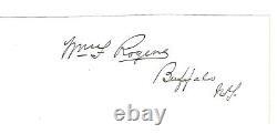 Civil War General Autograph BBG William F Rogers 21st NYVI