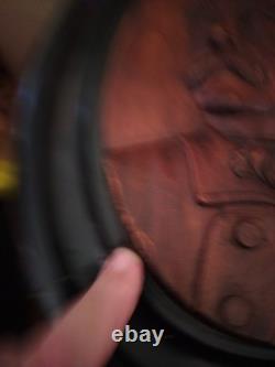 Civil War General Butler 19th American Folk Portrait Bust Wood Carving 15