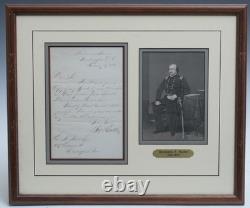 Civil War General General Benjamin Butler Framed ALS signed letter