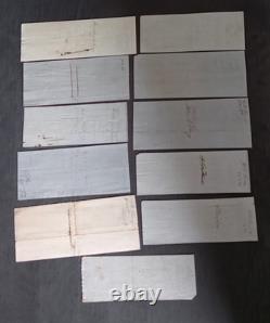 Civil War General Hiram Gregory Berry 11 Signed Bank Cheques From 1850s