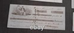 Civil War General Hiram Gregory Berry 11 Signed Bank Cheques From 1850s