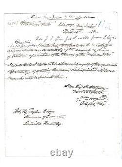 Civil War General James V Bomford 8th/16th USA Autographed Document