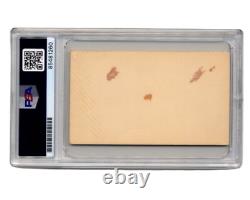 Civil War General John A. Logan Signed Cut PSA Mint 9 He Founded Memorial Day
