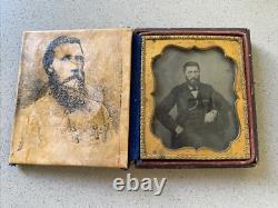 Civil War General John Bell Hood tintype