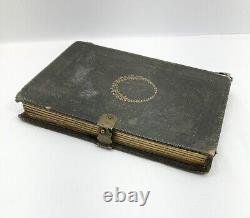 Civil War General McClellan Union Army Soldier Antique Family Photo Album