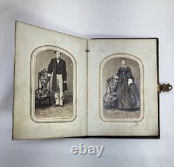 Civil War General McClellan Union Army Soldier Antique Family Photo Album