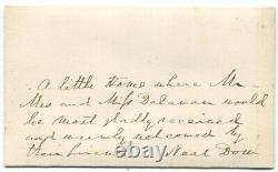 Civil War General Neal Dow Autograph Note Signed on 1860's CDV Photograph