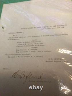 Civil War General Orders From G. Lofland Asst. Adjutant General, 1864