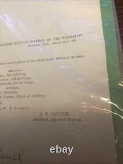Civil War General Orders From G. Lofland Asst. Adjutant General, 1864