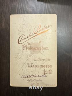 Civil War General Phillip Sheridan Rare Cabinet Card Photo Soldier Dated 1800s