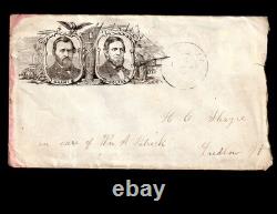 Civil War General President Grant Colfax Cover Berkshire VT CANCEL Used SR.cc. Gg