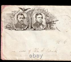Civil War General President Grant Colfax Cover Berkshire VT CANCEL Used SR.cc. Gg