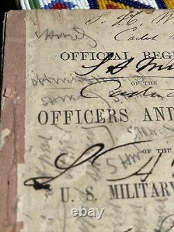 Civil War General Weeds Kia Gettysburg Signed West Point Manual When Cadet Usma
