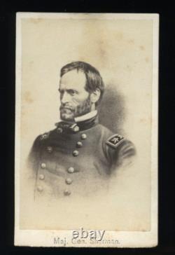 Civil War General William Sherman CDV 1865 Soldier