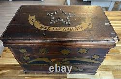 Civil War General's Campaign Chest c. 1860 (Major General A. Gatlin) Confederate