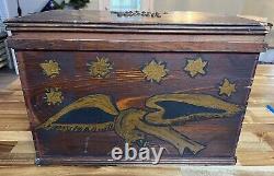 Civil War General's Campaign Chest c. 1860 (Major General A. Gatlin) Confederate