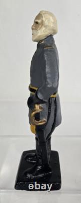 Civil War Generals Grant & Lee Cast Iron Figures, 7.5 Tall Doorstops / Bookends