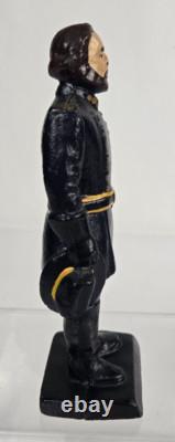 Civil War Generals Grant & Lee Cast Iron Figures, 7.5 Tall Doorstops / Bookends