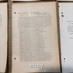 Civil War Generals Orders Lot 20 Orders 100 Pages