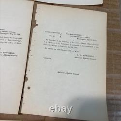 Civil War Generals Orders Lot 20 Orders 100 Pages
