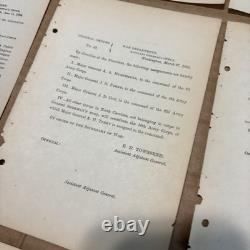 Civil War Generals Orders Lot 20 Orders 100 Pages