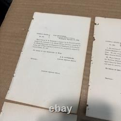 Civil War Generals Orders Lot 20 Orders 100 Pages