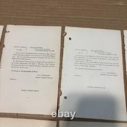 Civil War Generals Orders Lot 20 Orders 100 Pages
