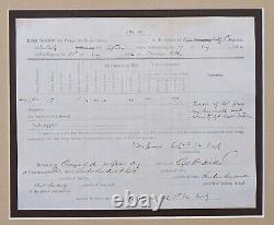 Civil War KIA General William Grumble Jones Requisition Document Twice Signed