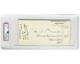 Civil War Key Confederate Adj. General Samuel Cooper Signed Envelope Psa Auto