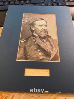 Civil War Matted Autograph General William Rosecrans