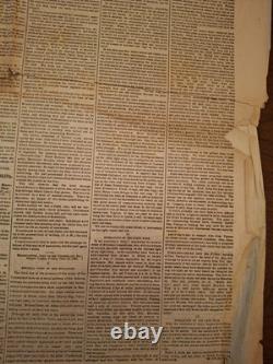 Civil War Newspapers- BATTLE OF GETTYSBURG, VERY 1ST NEWS, GENERAL REYNOLDS DEAD