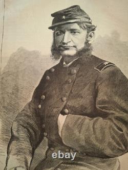 Civil War Newspapers- Harper's Weekly- GEORGE CUSTER, AFRICAN AMERICAN TROOPS
