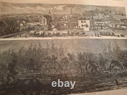 Civil War Newspapers- Harper's Weekly- GEORGE CUSTER, AFRICAN AMERICAN TROOPS