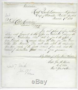 Civil War Order Brigadier General Stone Poolesvile, MD December 7, 1861
