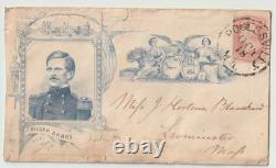 Civil War Patriotic Cover Major General Nathaniel P. Banks Poolesville, MD