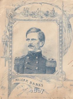 Civil War Patriotic Cover Major General Nathaniel P. Banks Poolesville, MD