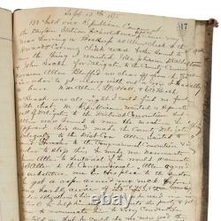 Civil War Pension Fraud 1874 NY General Store Ledger Political Memoir Manuscript