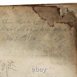 Civil War Pension Fraud 1874 NY General Store Ledger Political Memoir Manuscript