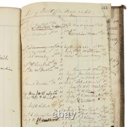 Civil War Pension Fraud 1874 NY General Store Ledger Political Memoir Manuscript