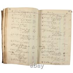 Civil War Pension Fraud 1874 NY General Store Ledger Political Memoir Manuscript