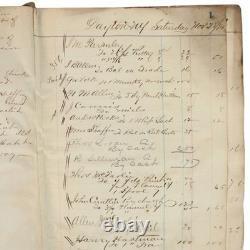 Civil War Pension Fraud 1874 NY General Store Ledger Political Memoir Manuscript Civil War Pension Fraud 1874 NY General Store Ledger Political Memoir Manuscript