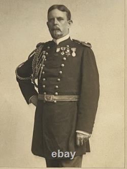 Civil War Photo General Henry Clark Corbin Indian Wars Original Cabinet Card