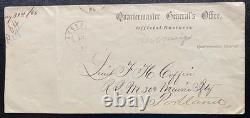 Civil War Quartermaster General Montgomery Meigs Signed 1865 Cover