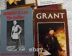 Civil War Reference, old school books War, Generals, Lee, Grant, Lincoln Drop $