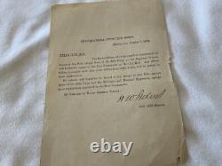Civil War Sgn Gen Perkins Atlanta Occupation GENERAL ORDERS Stragglers 1864